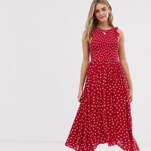 NWT Free People “Chambray Butterflies” Maxi Dress